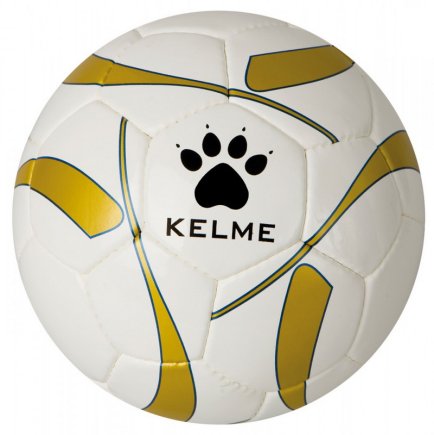 Мяч футбольный Kelme TEAM III 90139 размер 5 цвет: белый/золотой