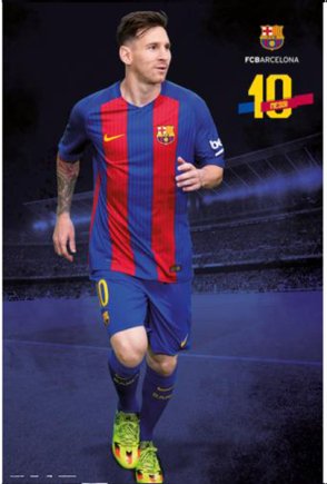 Постер Барселона Месси F.C. Barcelona Poster Messi 18