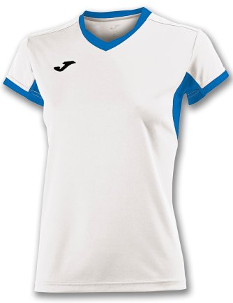 Футболка игровая Joma Champion IV 900431.207 женская цвет: белый/голубой