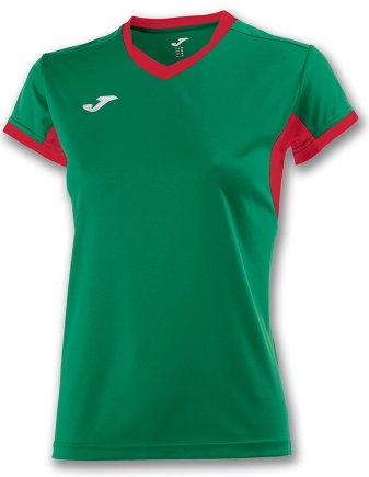 Футболка игровая Joma Champion IV 900431.456 женская цвет: зеленый/красный