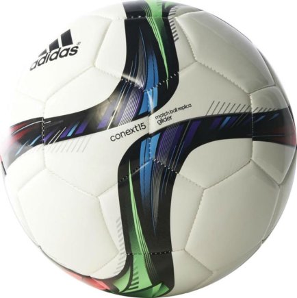 Мяч футбольный Adidas CONEXT15 GLIDER M36887 Цвет: белый размер 5 (официальная гарантия)
