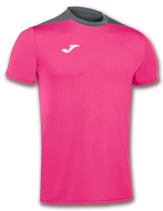 Футболка игровая Joma Spike 100474.510 цвет: розовый/серый