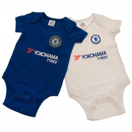 Боди детское Челси Chelsea F.C. (2 шт) (12-18 месяцев)