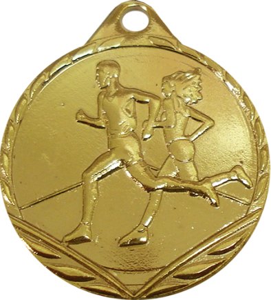 Медаль 45 мм Легкая атлетика золото РАСПРОДАЖА