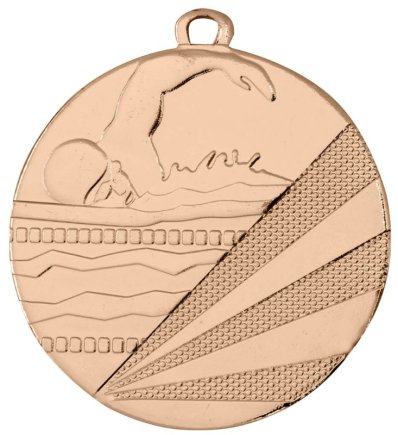Медаль 70 мм Плавание бронза