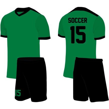 Комплект формы Denver цвет: зеленый/черный