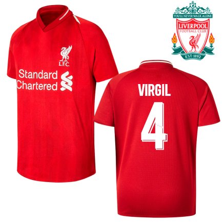 Футбольная форма Liverpool 4 Virgil домашняя подростковая