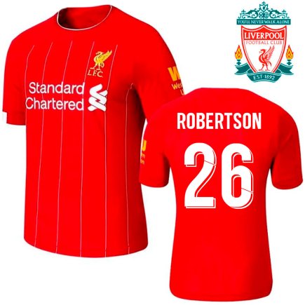 Футбольная форма Liverpool 26 Robertson домашняя