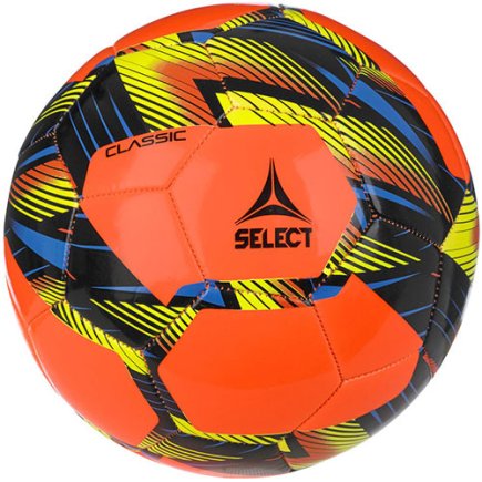 М'яч футбольний Select Classic v23 (175) Розмір 5 колір: помаранчевий/чорний (офіційна гарантія)