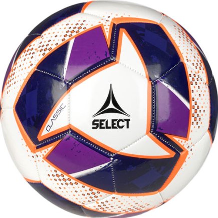 М'яч футбольний Select Classic v24 (096) розмір 5 колір: білий/фіолетовий