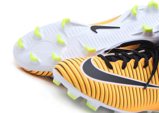 Бутсы Nike JR Mercurial VICTORY VI DF FG 903600-801 детские цвет: черный/желтый (официальная гарантия)