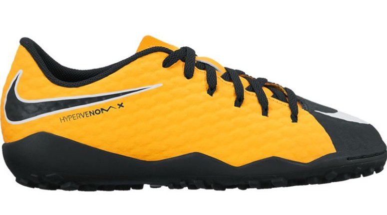 Сороконіжки Nike JR HypervenomX PHELON III TF 852598-801 дитячі колір: помаранчевий/чорний (офіційна гарантія)