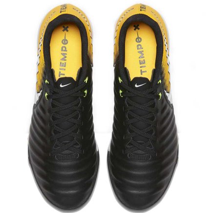 Сороконожки Nike TiempoX Ligera IV TF 897766-008 цвет: черный/оранжевый (официальная гарантия)