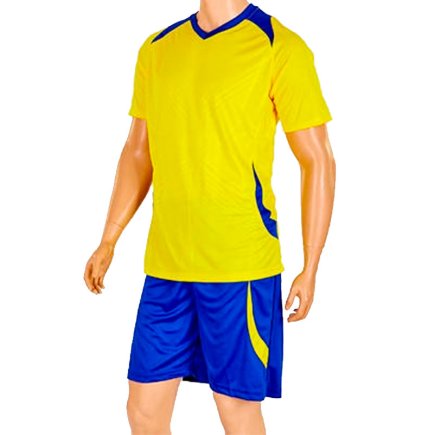 Футбольная форма Perfect подростковая цвет: желтый/синий
