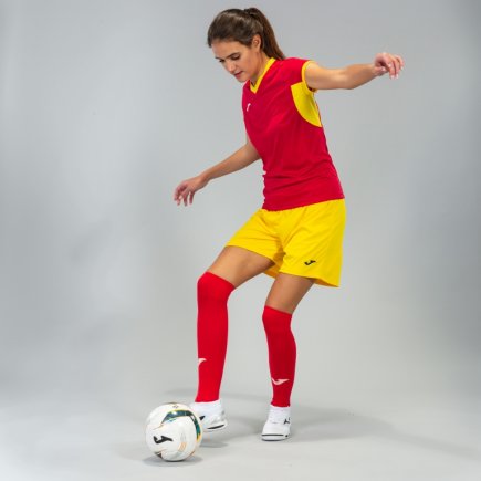 Футболка игровая Joma Champion IV 900431.609 женская цвет: красный/желтый
